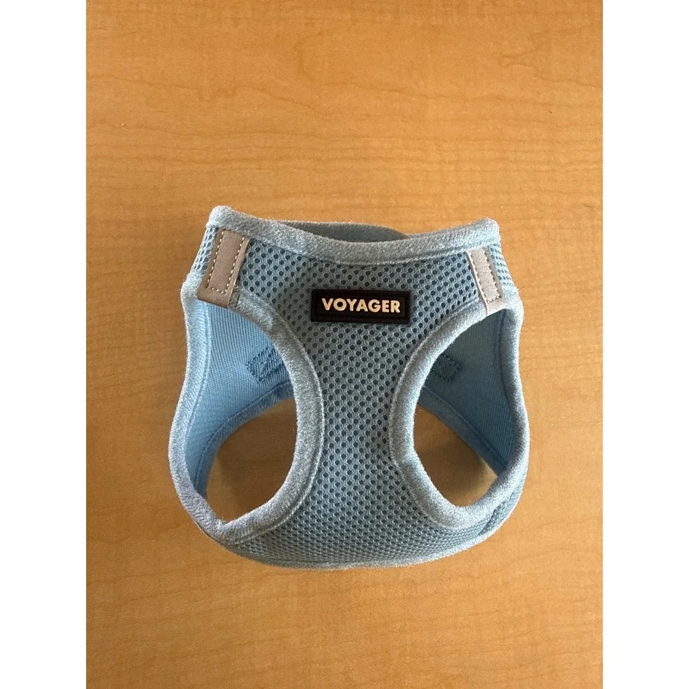 Voyager Step-In Air Dog Harness Light Blue Mesh XXS Reflective Small Pet